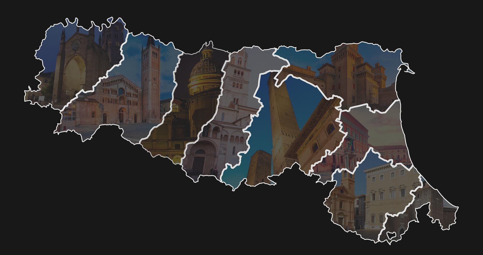 Emilia romagna province noleggio luminarie